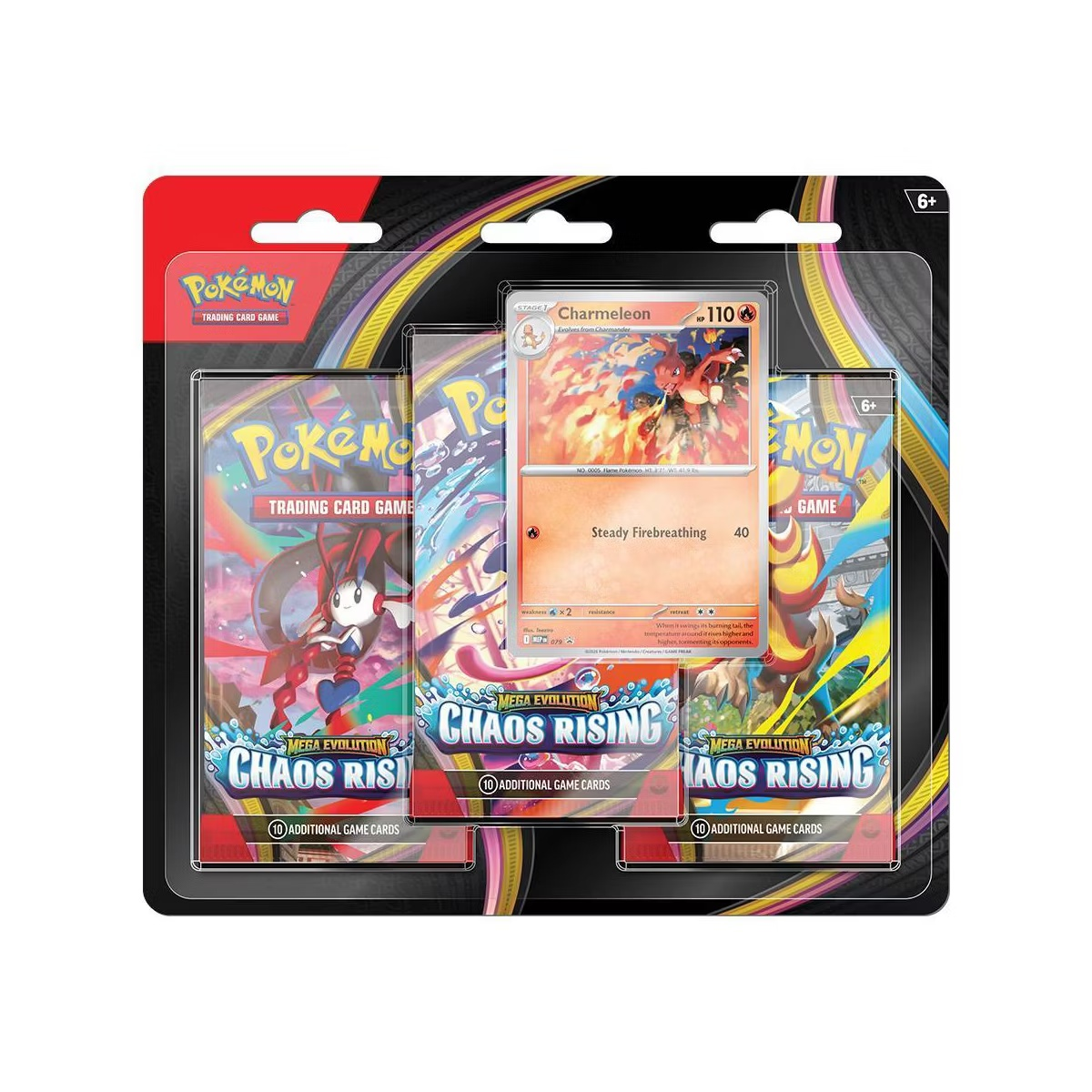 Mega Evolution Chaos Rising Three-Booster Blister