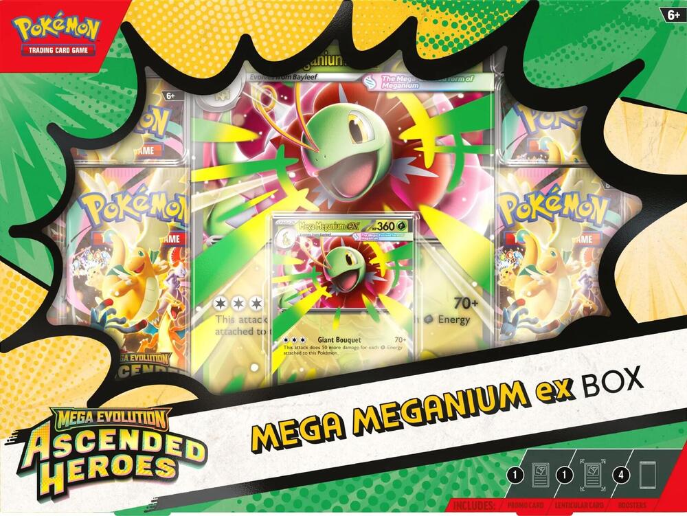 Mega Evolution-ascended Heroes Mega Ex Box - Receive 1 At Random!